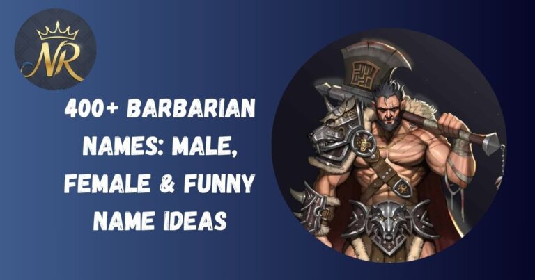 Barbarian Names