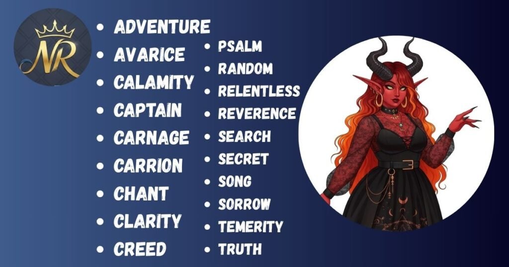 Female Tiefling Names