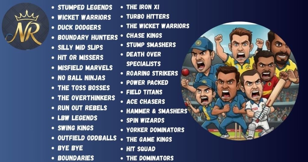 Best Cricket Team Names