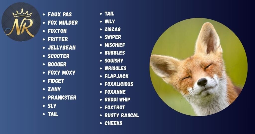 Funny Fox Names