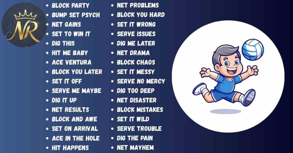 Funny Volleyball Team Names