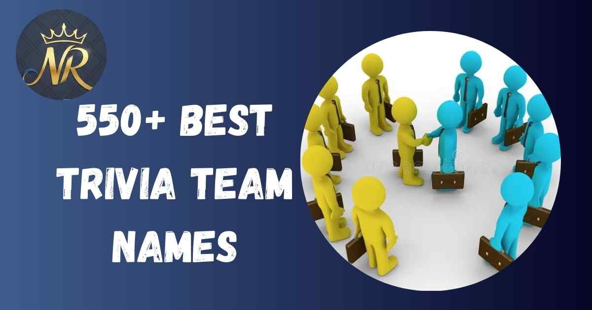 Trivia Team Names