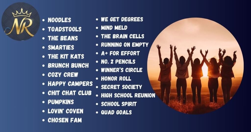 Unique Group Names For Friends