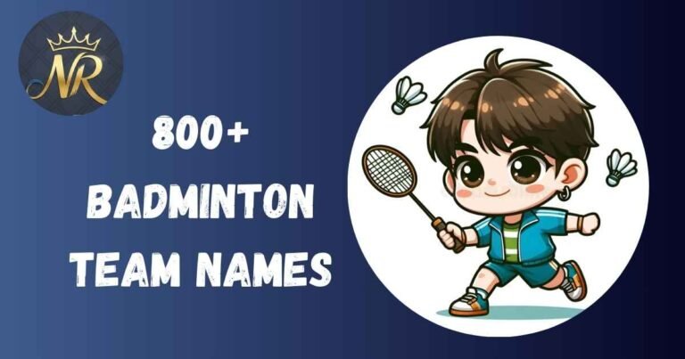 Badminton Team Names